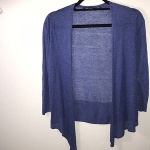 💙3/$20 Sheer Blue Cardigan